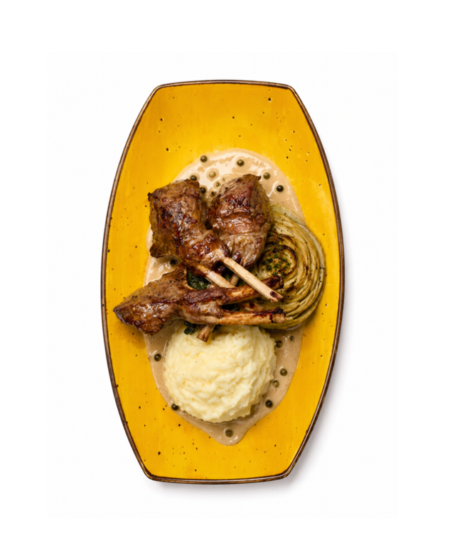 Agnello alla Romana.