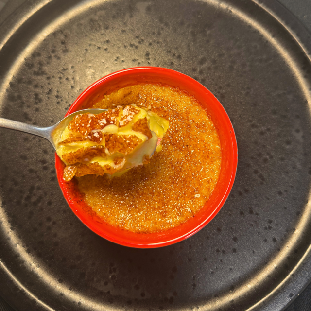Crème Brulee.
